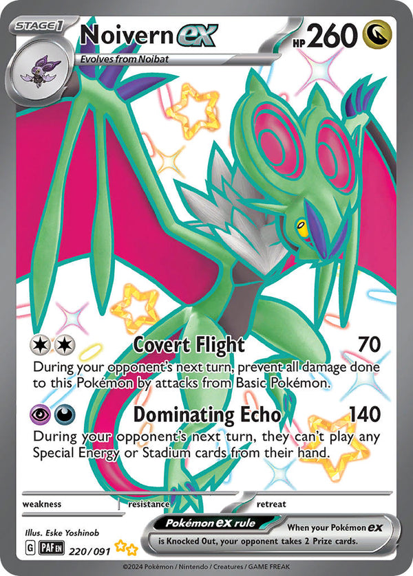 Paldean Fates 220 Noivern ex