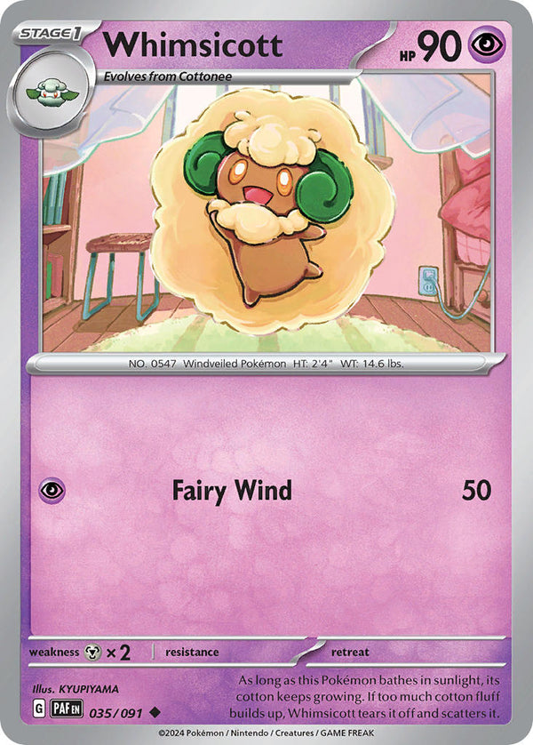 Paldean Fates 035 Whimsicott