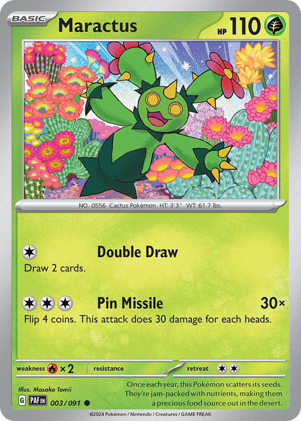 Paldean Fates 003 Maractus