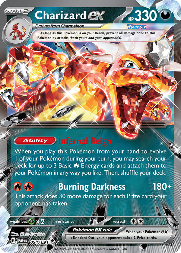 Paldean Fates 054 Charizard ex