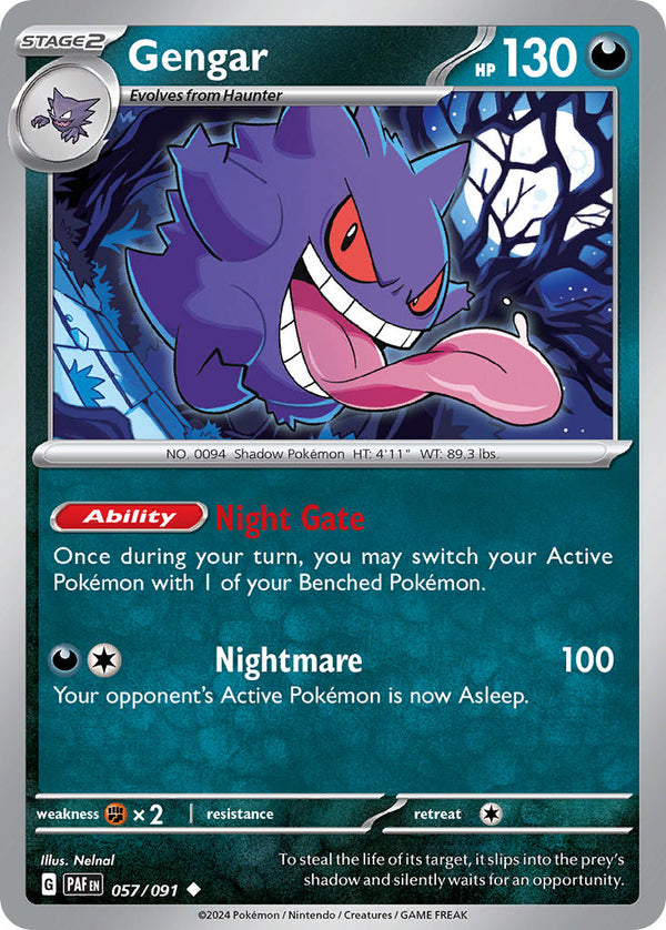 Paldean Fates 057 Gengar