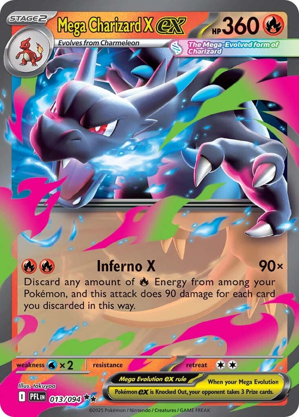 Phantasmal Flames 013 Mega Charizard X ex
