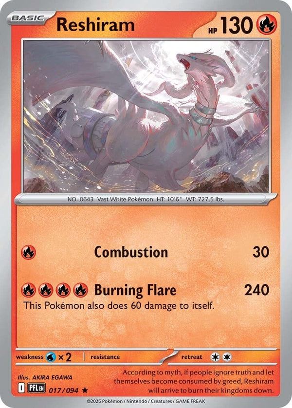 Phantasmal Flames 017 Reshiram