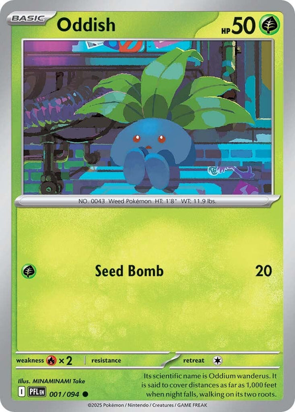 Phantasmal Flames 001 Oddish