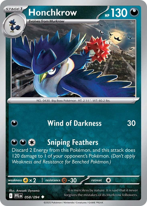 Phantasmal Flames 058 Honchkrow