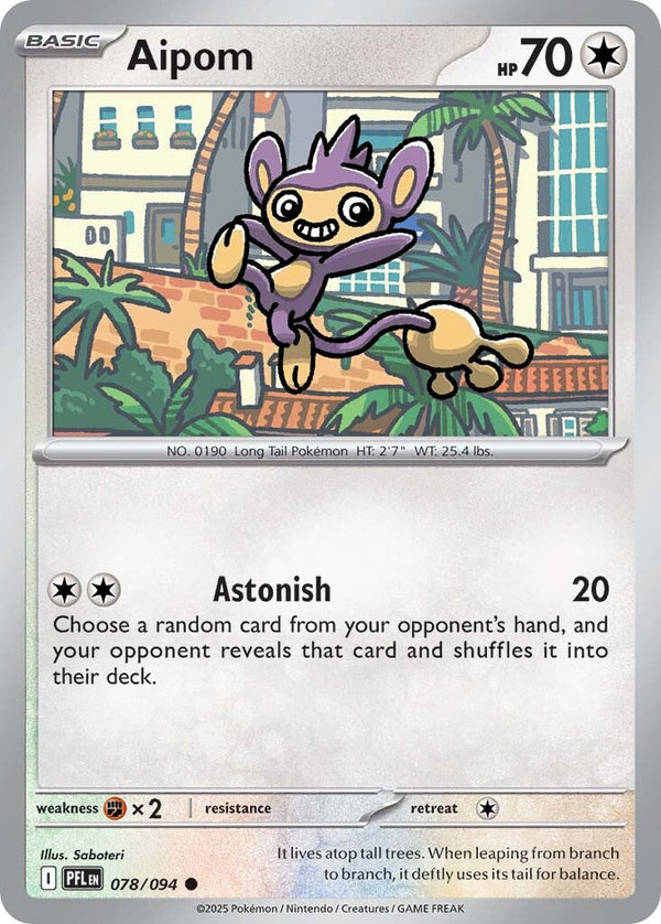 Phantasmal Flames 078 Aipom