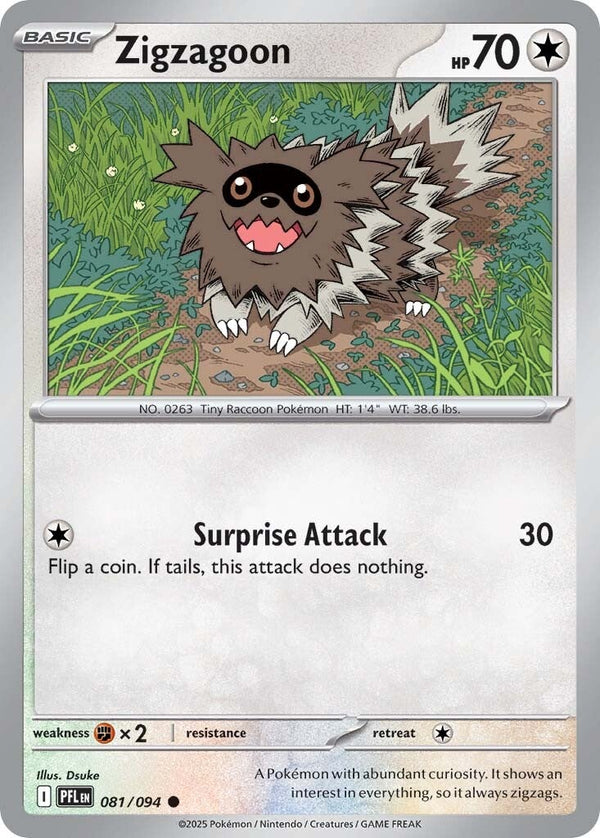 Phantasmal Flames 081 Zigzagoon