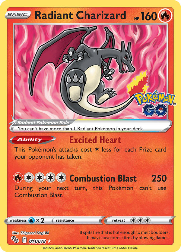 Pokemon GO 011 Radiant Charizard