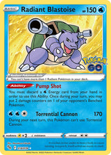 Pokemon GO 018 Radiant Blastoise