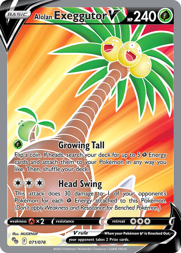 Pokemon GO 71 Alolan Exeggutor V