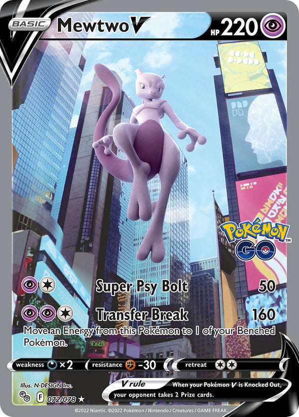 Pokemon GO 72 Mewtwo V