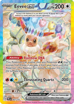 Prismatic Evolutions 167 Eevee ex