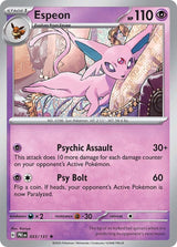 Prismatic Evolutions 033 Espeon