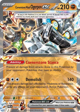 Prismatic Evolutions 058 Cornerstone Mask Ogerpon ex