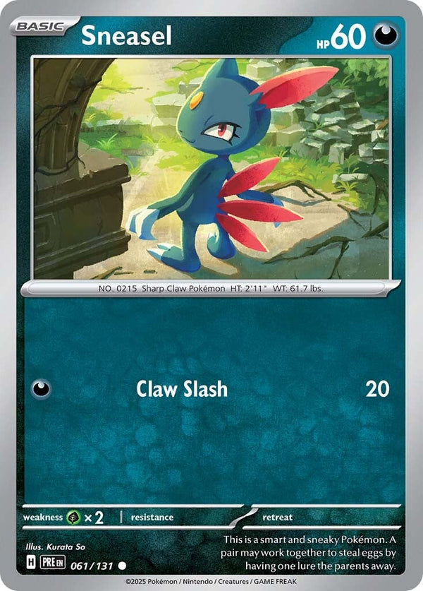 Prismatic Evolutions 061 Sneasel