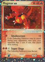 Ruby and Sapphire Base 100 Magmar ex