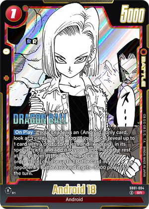MANGA BOOSTER 01[SB01] SB01-004 Android 18