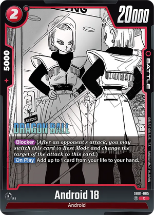 MANGA BOOSTER 01[SB01] SB01-005 Android 18