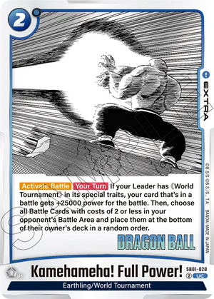 MANGA BOOSTER 01[SB01] SB01-020 Kamehameha! Full Power!