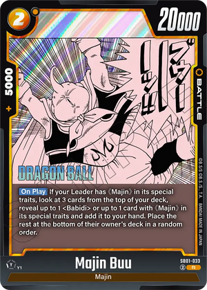 MANGA BOOSTER 01[SB01] SB01-033 Majin Buu
