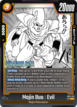 MANGA BOOSTER 01[SB01] SB01-035 Majin Buu : Evil