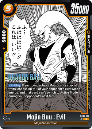 MANGA BOOSTER 01[SB01] SB01-037 Majin Buu : Evil