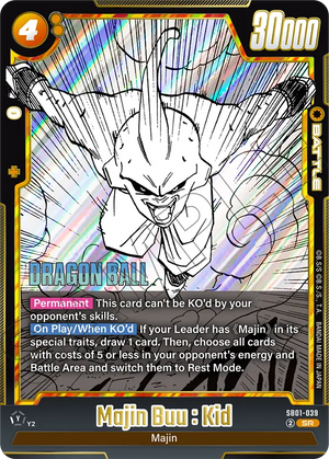 MANGA BOOSTER 01[SB01] SB01-039 Majin Buu : Kid
