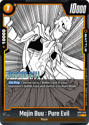 MANGA BOOSTER 01[SB01] SB01-040 Majin Buu : Pure Evil