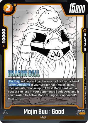 MANGA BOOSTER 01[SB01] SB01-042 Majin Buu : Good
