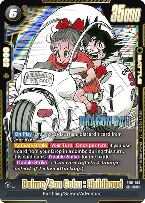 MANGA BOOSTER 01[SB01] SB01-057 Bulma/Son Goku : Childhood