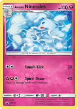 SM Black Star Promos 128 Alolan Ninetales / Sun & Moon Trainer Kit: Alolan Sandslash & Alolan Ninetales (Non Holofoil)