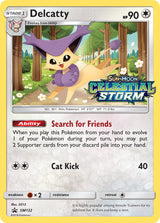 SM Black Star Promos 132 Delcatty / Celestial Storm Prerelease participation promo