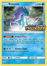 SM Black Star Promos 149 Suicune / Lost Thunder Prerelease participation promo