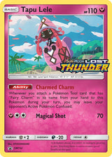 SM Black Star Promos 152 Tapu Lele / Lost Thunder Prerelease participation promo