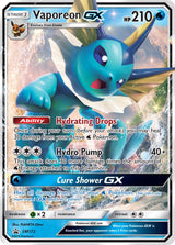 SM Black Star Promos 172 Vaporeon-GX / Vaporeon-GX Special Collection, Elemental Power Tins
