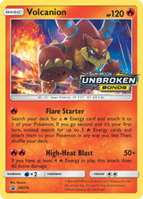 SM Black Star Promos 179 Volcanion / Unbroken Bonds Prerelease staff promo (Staff Stamp)