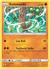 SM Black Star Promos 207 Sudowoodo / Unified Minds Single Pack Blisters