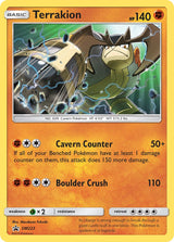 SM Black Star Promos 223 Terrakion / Cosmic Eclipse Single Pack Blisters