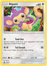 SM Black Star Promos 244 Aipom / Pikachu & Zekrom-GX League Battle Deck