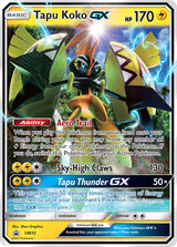 SM Black Star Promos 033 Tapu Koko-GX / Island Guardians Tins