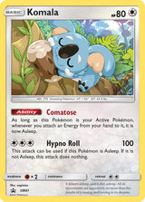 SM Black Star Promos 041 Komala / Burning Shadows Single Pack Blisters