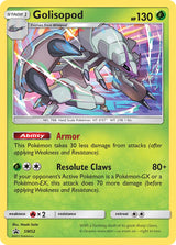 SM Black Star Promos 052 Golisopod / Crimson Invasion Single Pack Blisters