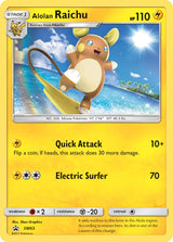 SM Black Star Promos 065 Alolan Raichu / Alolan Raichu Figure Collection, Alolan Raichu Box