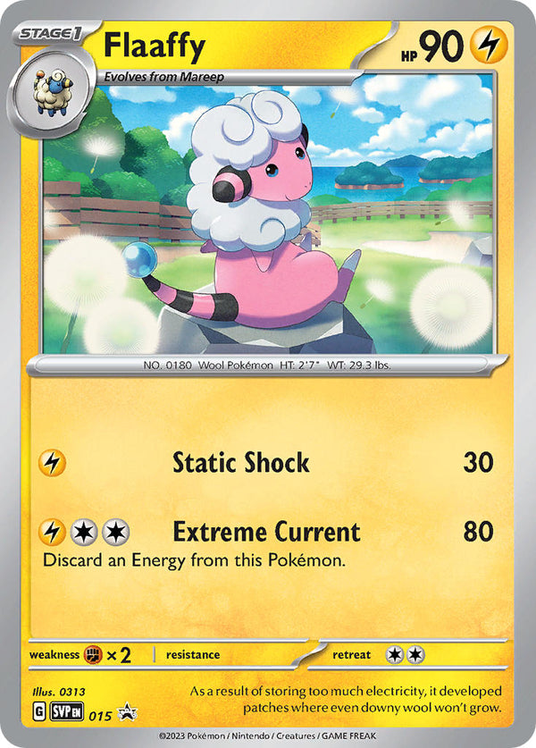 SV Black Star Promos 015 Flaaffy / Ampharos ex Battle Deck