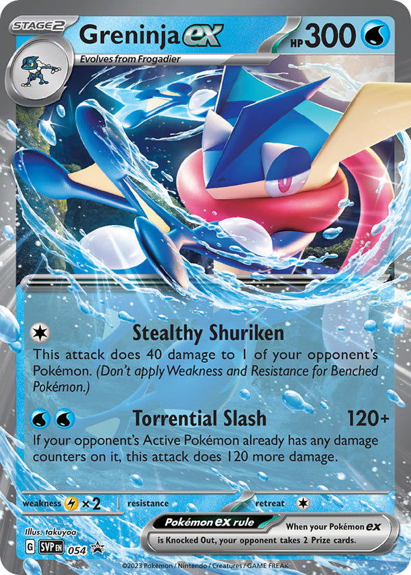 SV Black Star Promos 054 Greninja ex / Geninja ex Battle Deck