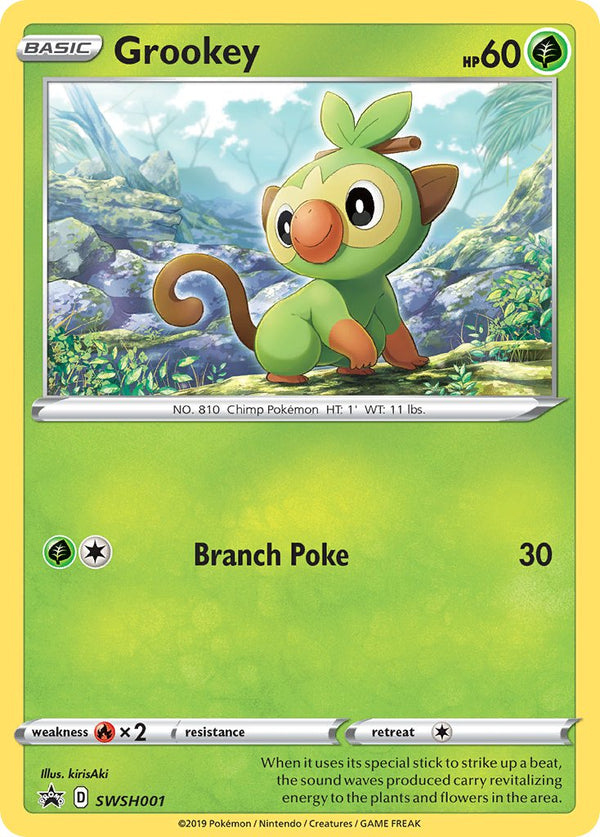 SWSH Black Star Promos 001 Grookey / Galar Collection