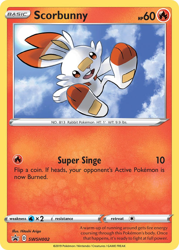 SWSH Black Star Promos 002 Scorbunny / Galar Collection