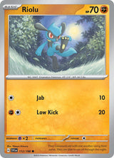 Scarlet and Violet Base 112 Riolu