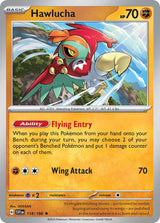 Scarlet and Violet Base 118 Hawlucha