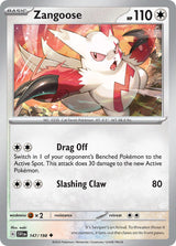 Scarlet and Violet Base 147 Zangoose
